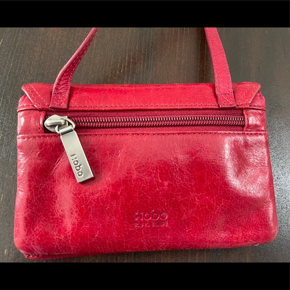 Hobo International Red Wallet Purse - Picture 7 of 9